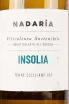 Этикетка Nadaria Insolia Terre Siciliane 2019 0.75 л