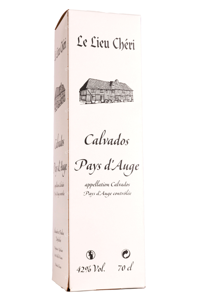 Подарочная коробка Le Lieu Cheri Calvados Pays dAuge 3 ans gift box 0.7 л