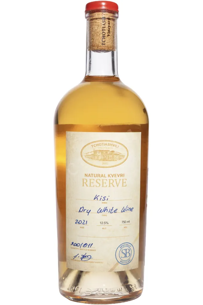 Вино Tchotiashvili Kisi Natural Kvevri Reserve 2021 0.75 л