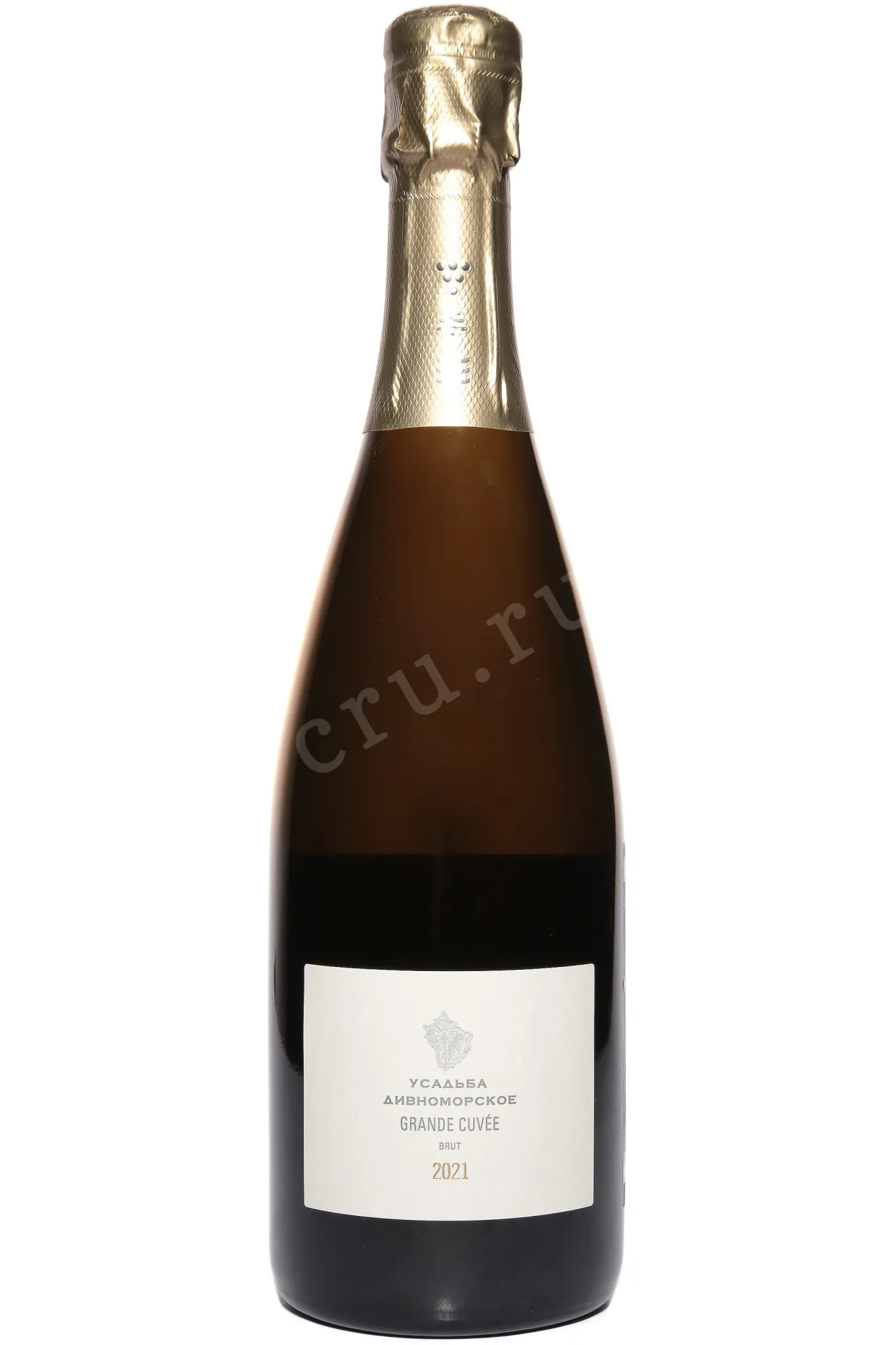 Фото — Игристое вино Усадьба Дивноморское Гранд Кюве 2021 0.75 л