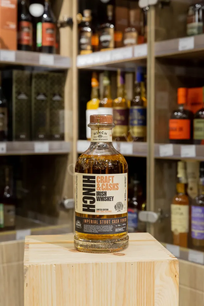 В магазине Крю Профи Hinch Irish Whiskey Craft & Casks Imperial Stout Cask Finish in gift box 0.7 л