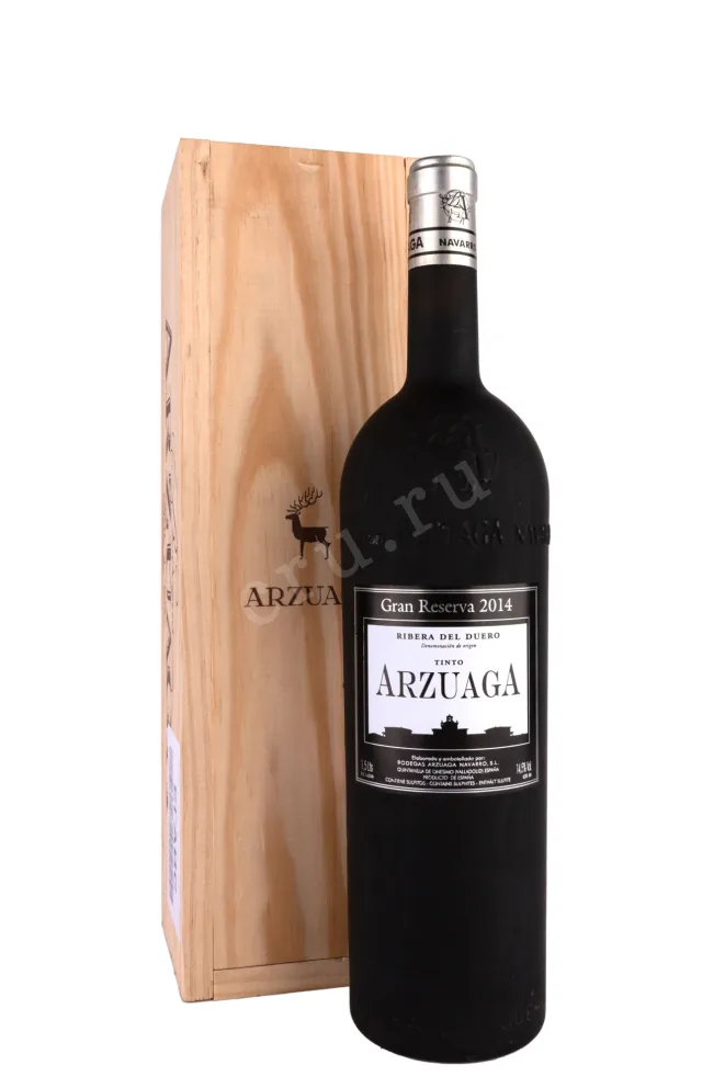 Вино Arzuaga Gran Reserva Ribera del Duero wooden box 2014 1.5 л