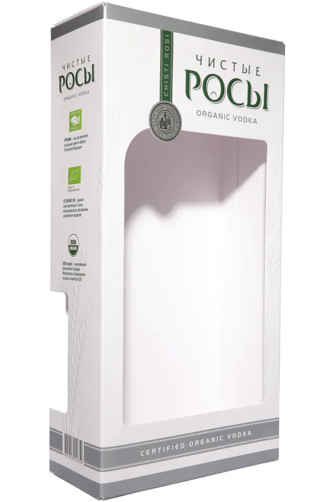 В подарочной коробке Chisti Rosi in gift box with 2 glasses 0.7 л