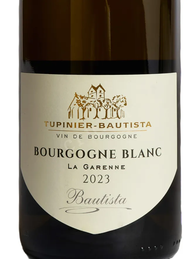 Этикетка Tupinier-Bautista La Garenne Bourgogne AOC 2023 0.75 л