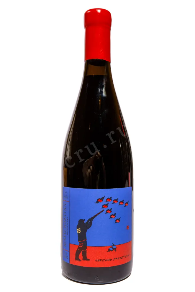 Вино Шато Пино Шары Колдуна Кирпичи прилетели Пино Нуар 2022 0.75 л