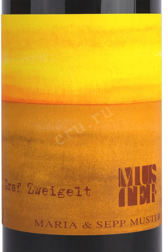 Этикетка Maria und Sepp Muster Graf Zweigelt 2020 0.75 л