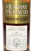 Этикетка Murray McDavid Mission Gold Glen Keith 30 Years Old in gift box 0.7 л