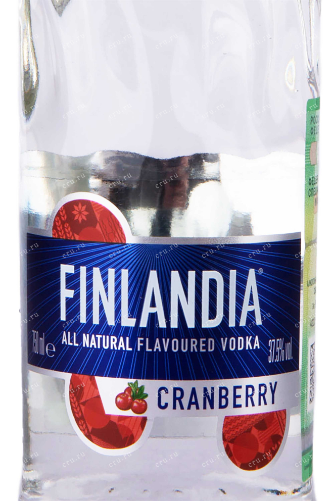 Этикетка Finlandia Cranberry 0.7 л