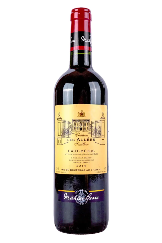 Вино Chateau Senilhac Les Allees Haut-Medoc 2014 0.75 л