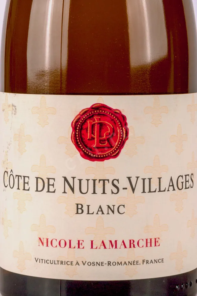 Этикетка Nicole Lamarche Cote de Nuits Villages 2021 0.75 л