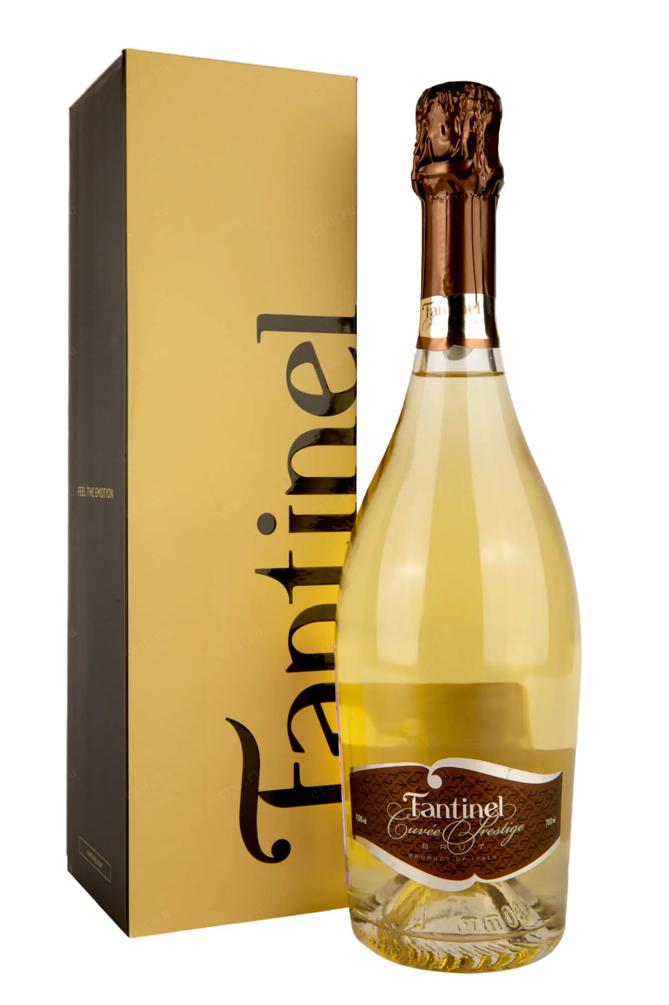 Фото — Игристое вино Fantinel Cuve Prestige Brut in gift box  0.75 л