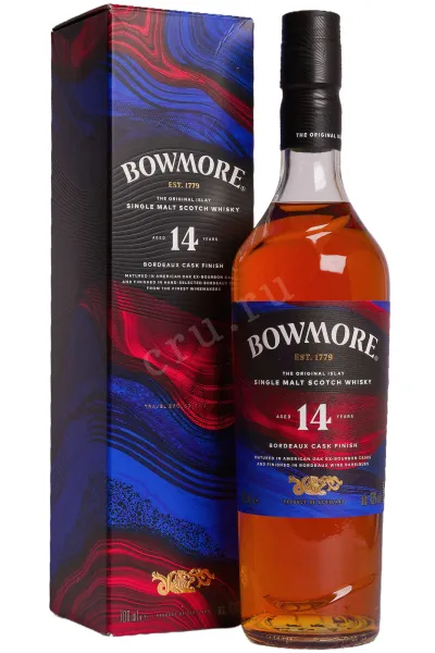 Виски Bowmore Bordeaux Cask Finish 14 Years in gift box  0.7 л