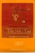 Этикетка граппы Берта Тре Соли Тре 2013 0.7