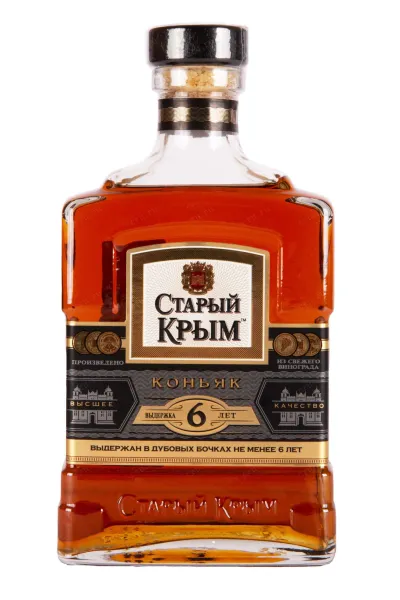 Коньяк Старый Крым КВ 6 лет  0.5 л