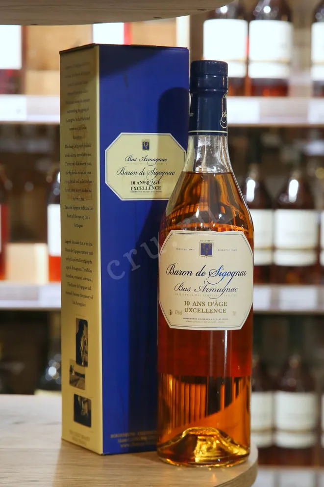 В магазине Крю Профи Baron de Sigognac 10 ans 0.7 л