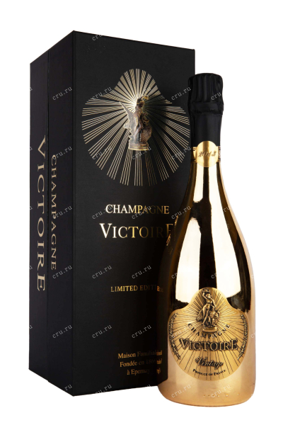 Шампанское Victoire Gold Vintage in gift box 2015 0.75 л