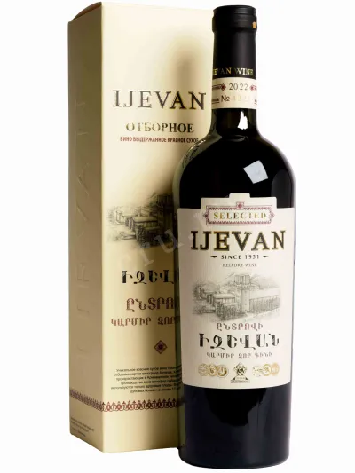 Вино Ijevan Selected Red Dry in gift box 0.75 л