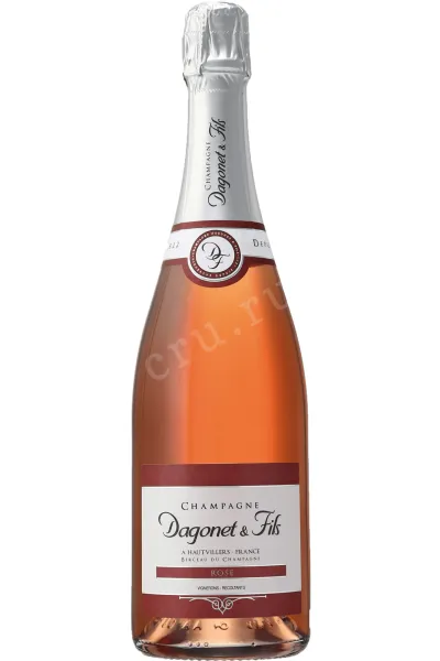 Шампанское Lucien Dagonet & Fils Rose de Saignee Brut  0.75 л