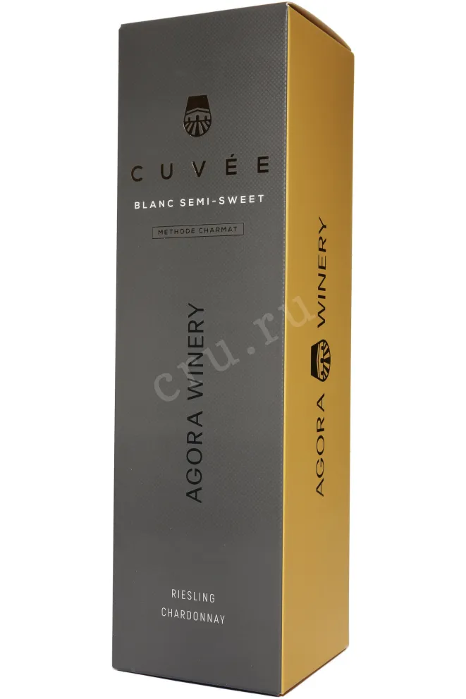 Подарочная коробка Agora Cuvee Riesling Chardonnay in gift box 2024 0.75 л