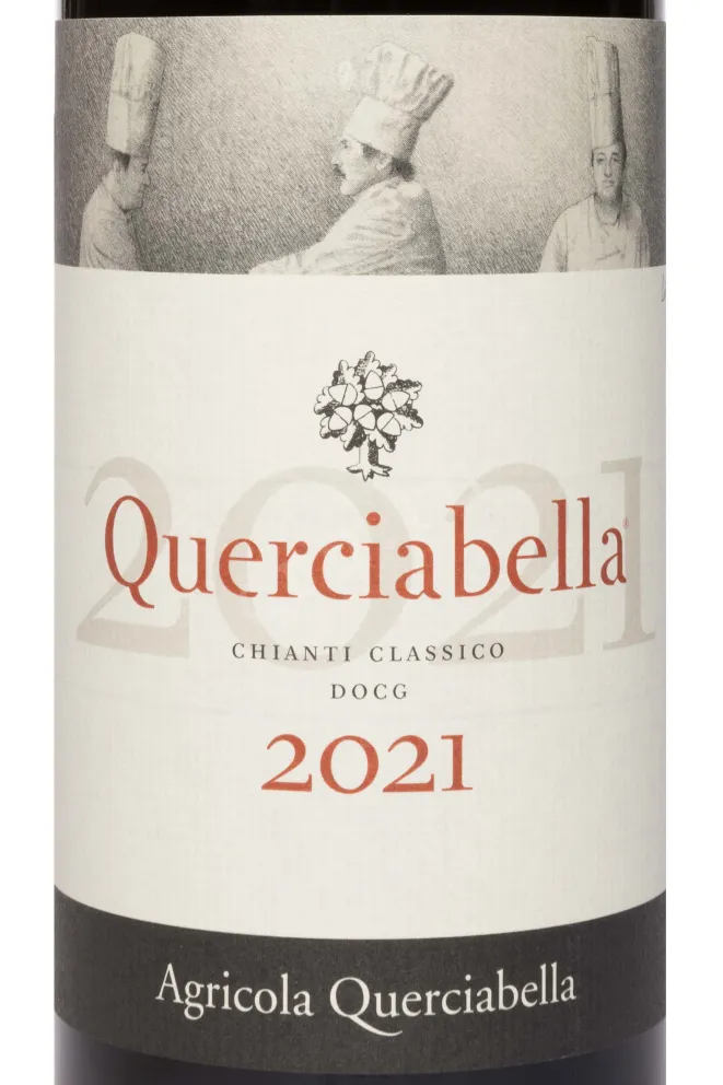 Этикетка Querciabella Chianti Classico DOCG 2021 0.75 л