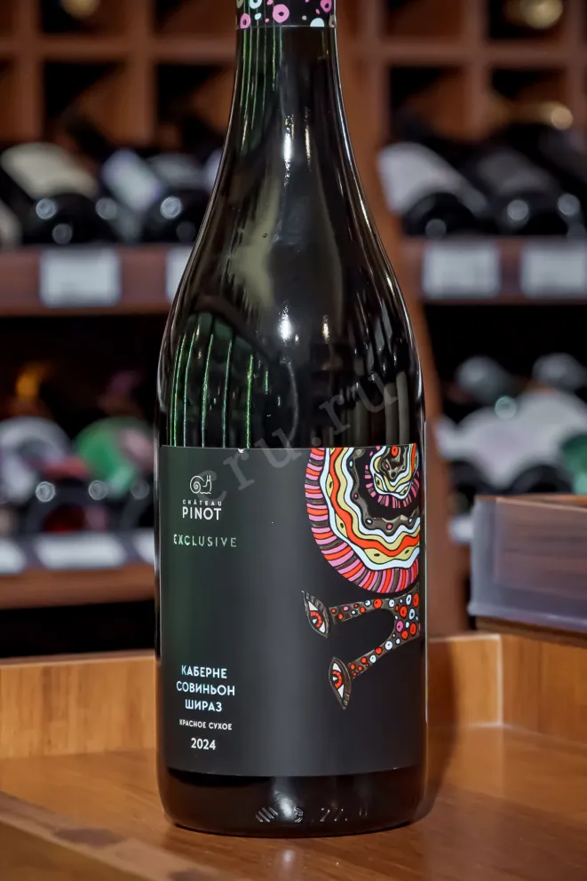 В магазине Крю Профи Chateau Pinot Exclusive Cabernet Sauvignon Shiraz 2024 0.75 л