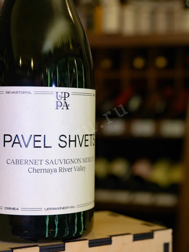 В магазине Крю Профи Pavel Shvets Cabernet Sauvignon Merlot Chernay River Valley 2021 0.75 л