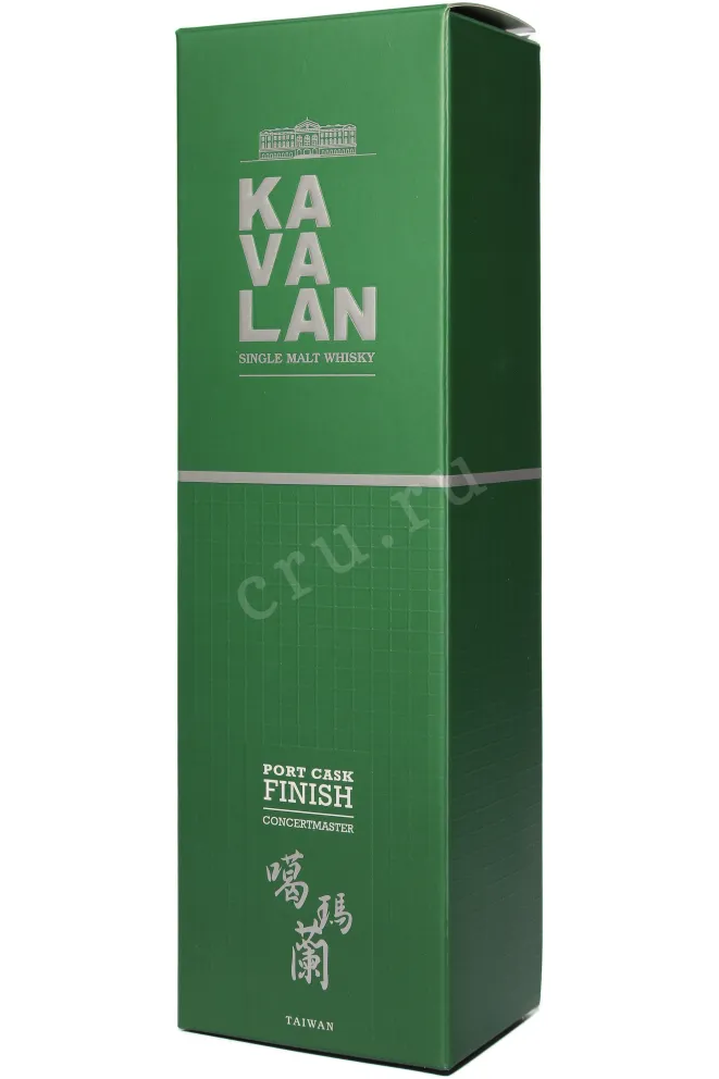 Подарочная коробка Kavalan Concertmaster Port Cask Finish in gift box 0.5 л