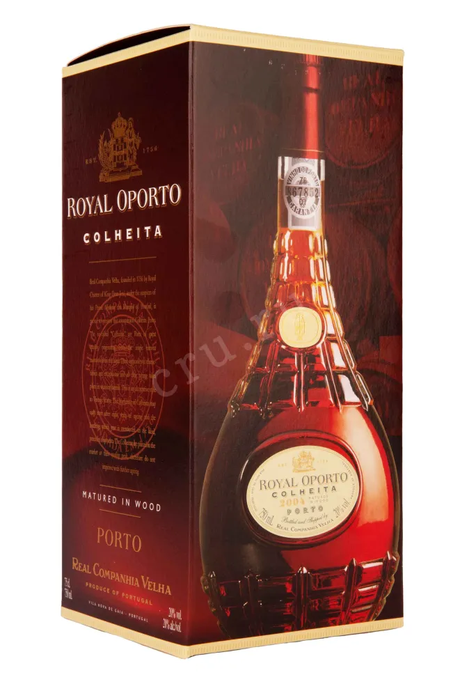 Подарочная коробка Royal Oporto Coheita with gift box 2004 0.75 л