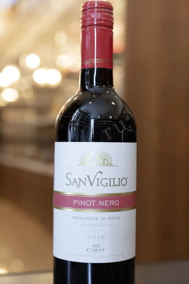В магазине Крю Профи Sanvigilio Pinot Nero 2018 0.75 л