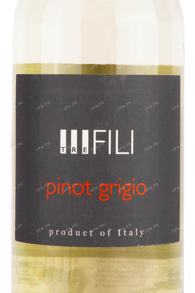 Вино Tre Fili Pinot Grigio 2022 0.75 л