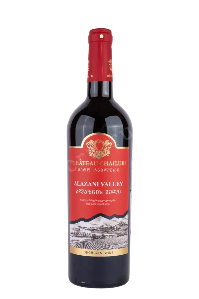 Вино Chateau Chailuri Аlazanskaya Dolina Red 2019 0.75 л