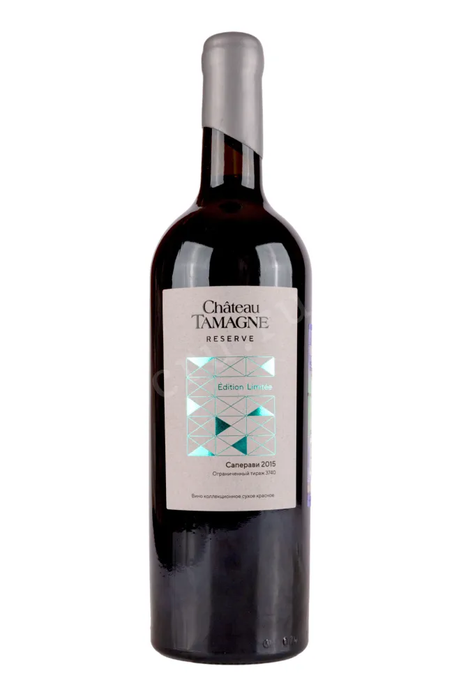 Вино Шато Тамань Резерв Саперави Лимитированный выпуск 2015 0.75 л