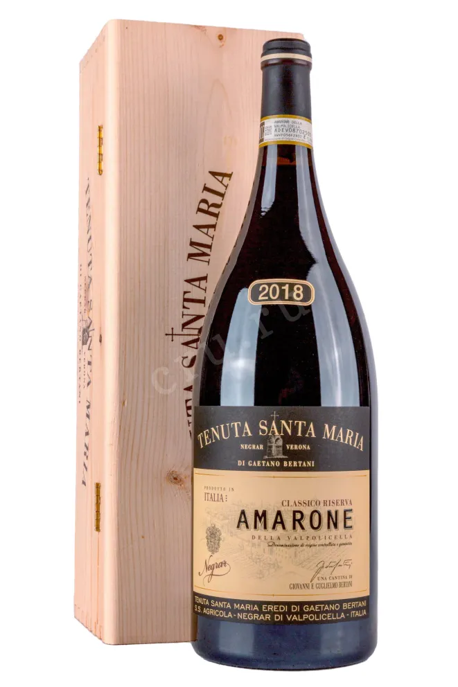 Вино Tenuta Santa Maria Amarone della Valpolicella Classico Riserva 2018 1.5 л