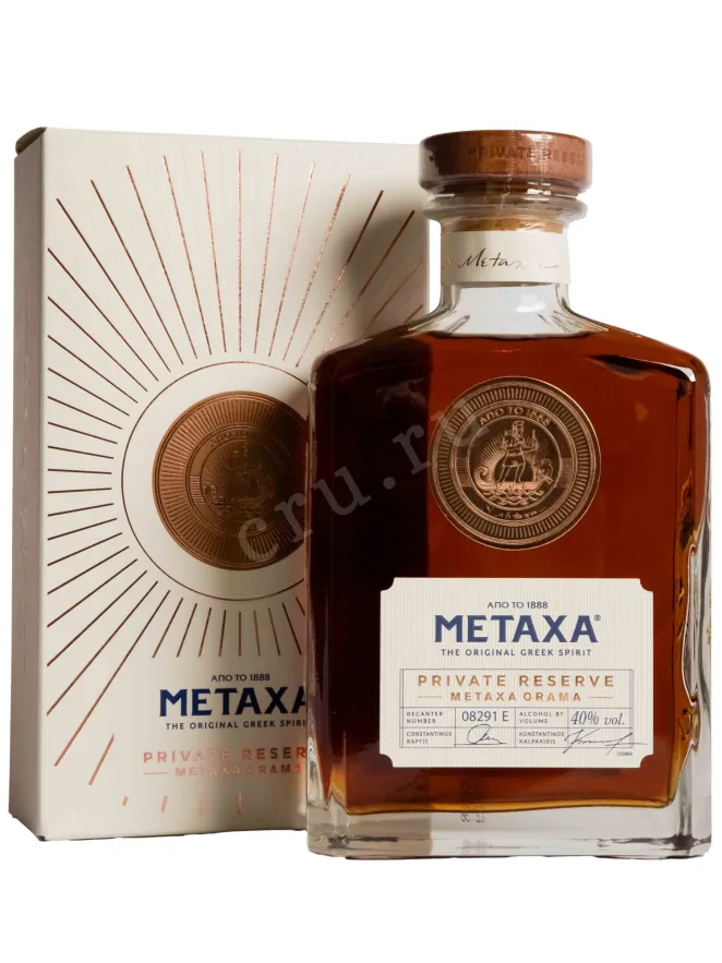 Бренди Metaxa Private Reserve Orama in gift box  0.7 л