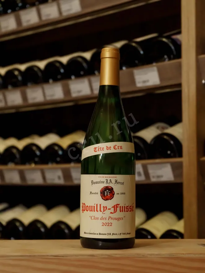 В магазине Крю Профи Domaine J.A. Ferret Pouilly-Fuisse Clos des Prouges 2022 0.75 л
