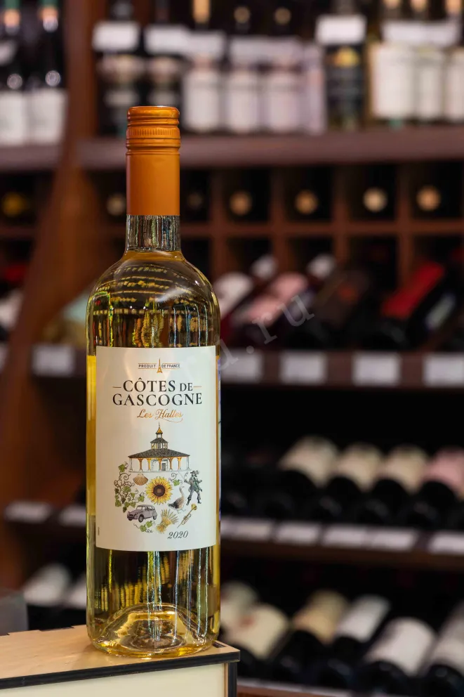 В магазине Крю Профи Les Halles Cotes de Gascogne Blanc IGP 2020 0.75 л