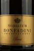 Этикетка Bonfadini Franciacorta Nobilium Brut DOCG 0.75 л