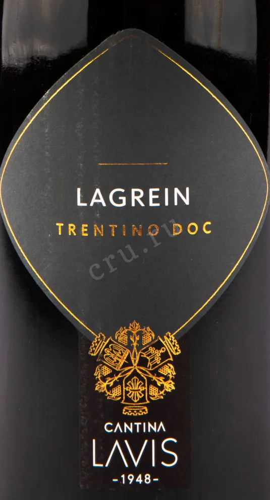 Этикетка вина Lavis Lagrein Trentino DOC 0.75 л