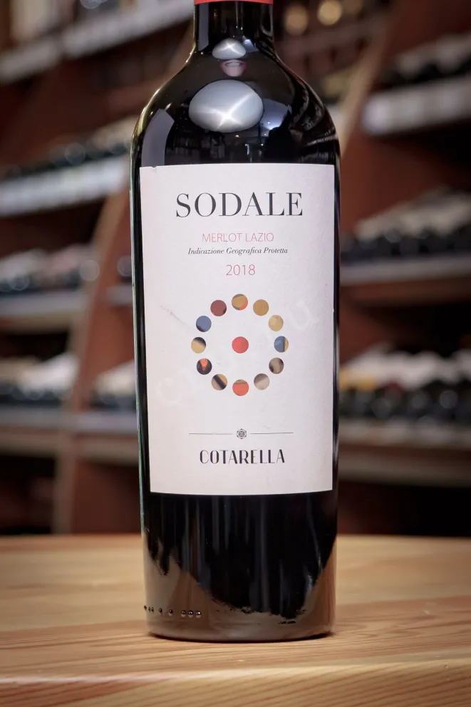 В магазине Крю Профи Cotarella Sodale Merlot Lazio IGP 2018 0.75 л