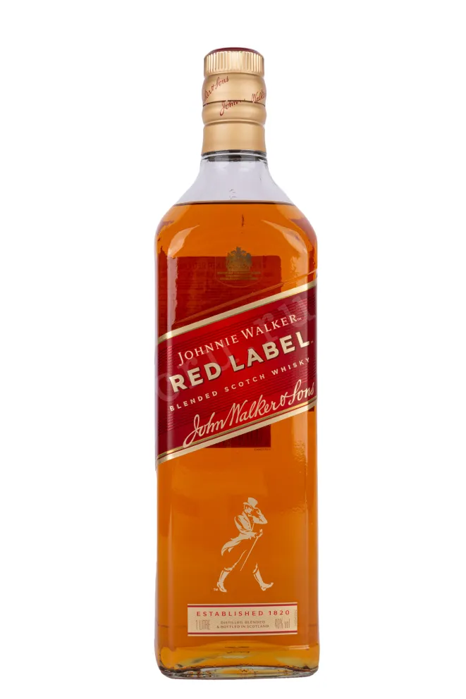 Бутылка Johnnie Walker Red-label gift box 1 л
