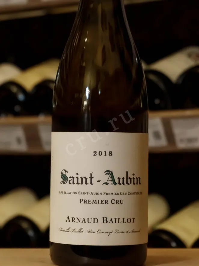 В магазине Крю Профи Arnaud Baillot Saint-Aubin Premier Cru 2018 0.75 л