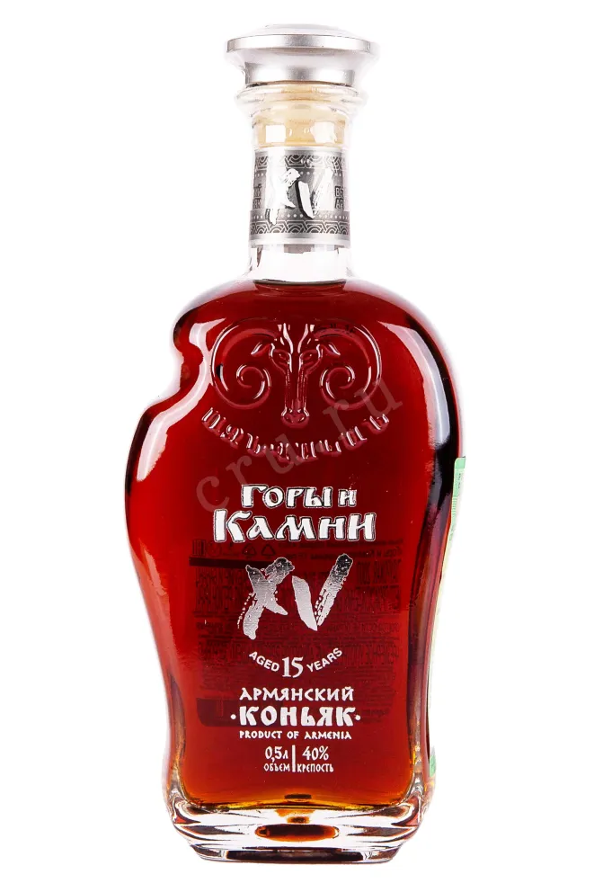 Бутылка Mountains and Rocks 15 years in wooden box 0.5 л