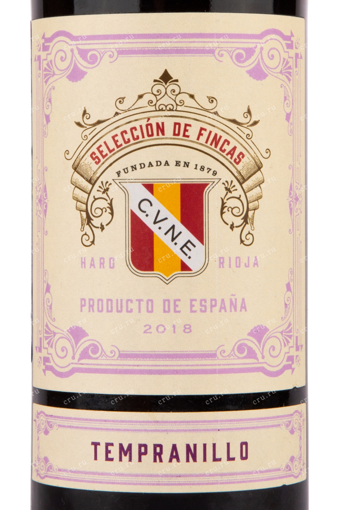 Вино Seleccion de Fincas Tempranillo 2018 0.75 л