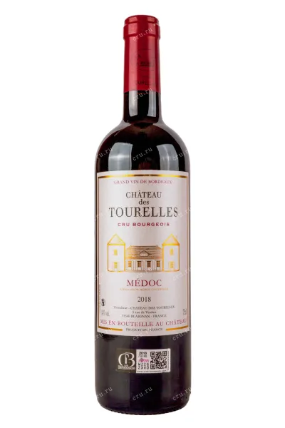 Вино Chateau des Tourelles Medoc Cru Bourgeois 2018 0.75 л
