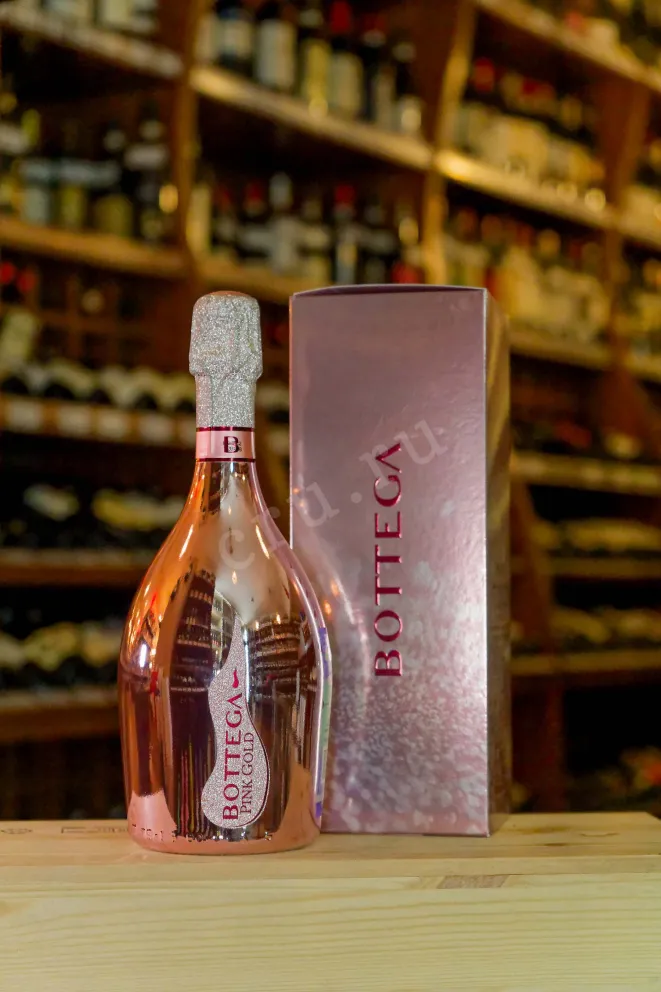 В магазине Крю Профи Bottega Pink Gold Prosecco Rose Brut gift box 0.75 л