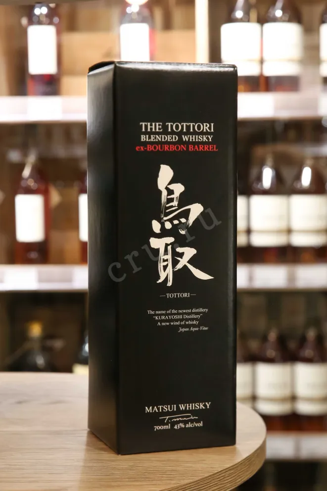 В магазине Крю Профи The Tottori Bourbon Barrel with gift box 0.7 л