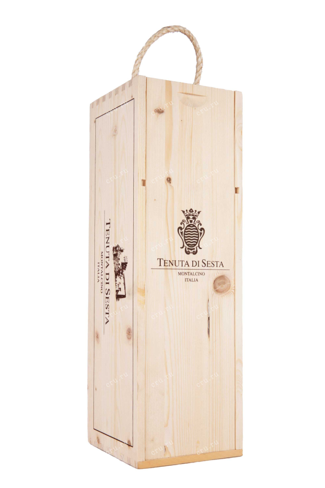 Деревянная коробка Brunello di Montalcino Tenuta di Sesta in wooden box 2018 1.5 л