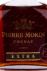 Этикетка Pierre Morin Extra in giftbox 0.7 л