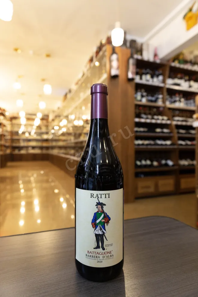 В магазине Крю Профи Renato Ratti Battaglione Barbera d'Alba Red Dry DOC 2022 0.75 л