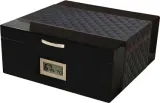 Humidor Aficionado Hampton Black 150 Cigars